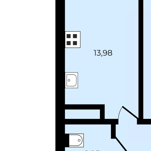 2-комн квартира шоссе Суздальское, 12к2