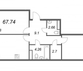 Продать Квартиры в новостройке Санкт-Петербург г., Глухарская ул.   3