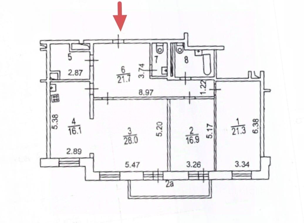 Продажа 3-комн квартиры на вторичном рынке улица Гиляровского, 50