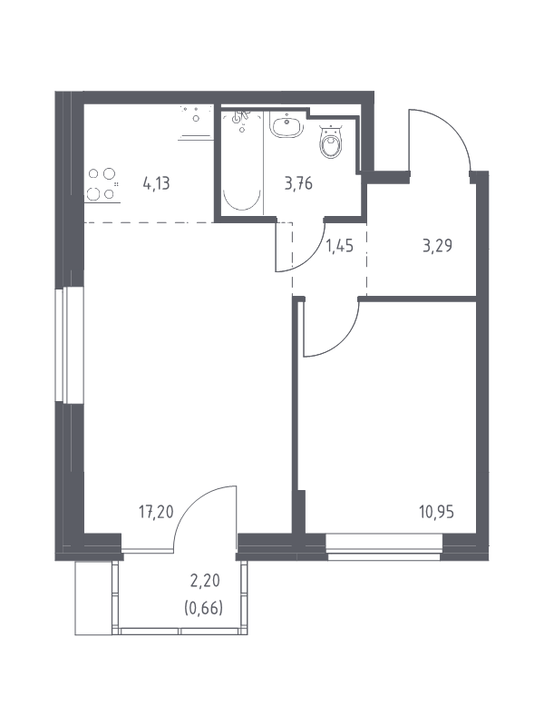 Продажа 1-комн квартиры в новостройке Москва г., Ленинградское ш.,  к. 6