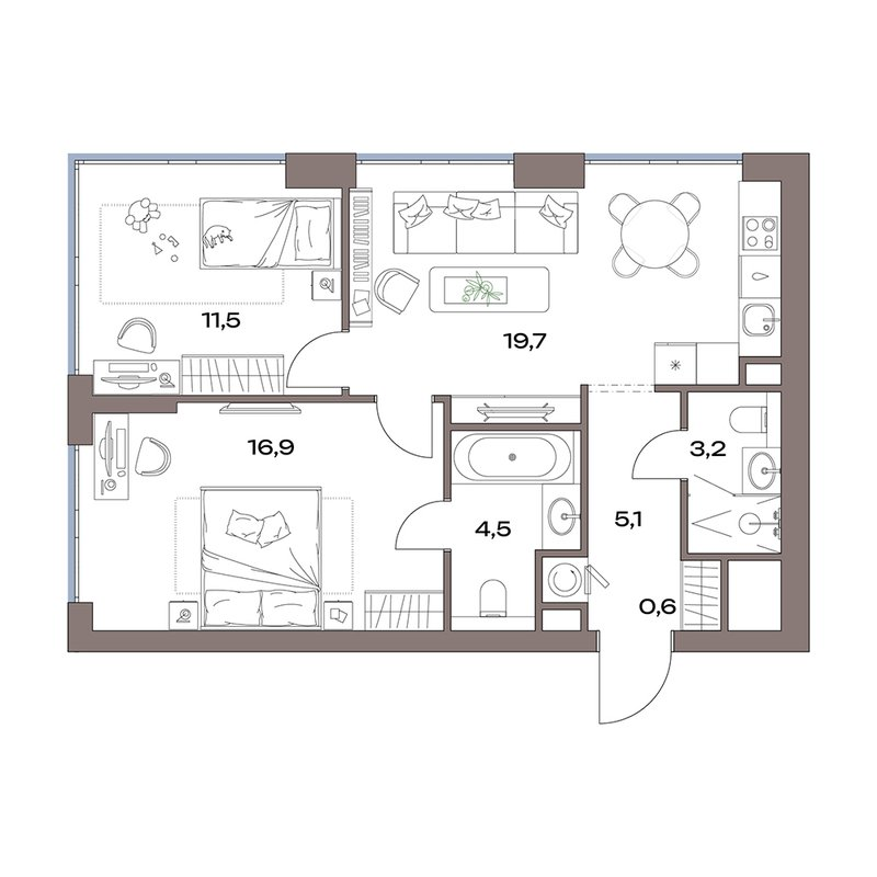 Продажа 2-комн квартиры в новостройке Москва г., Дубнинская ул.,  к. 12