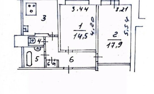 Продажа 2-комн квартиры на вторичном рынке ул Лётчика Бабушкина,  д. 3