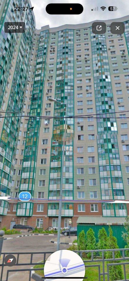 Аренда 1-комн квартиры на вторичном рынке Красногорск, улица Игоря Мерлушкина, 12