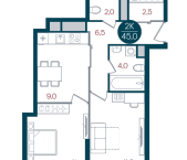 Продать Квартиры в новостройке Москва г., Кавказский б-р   3