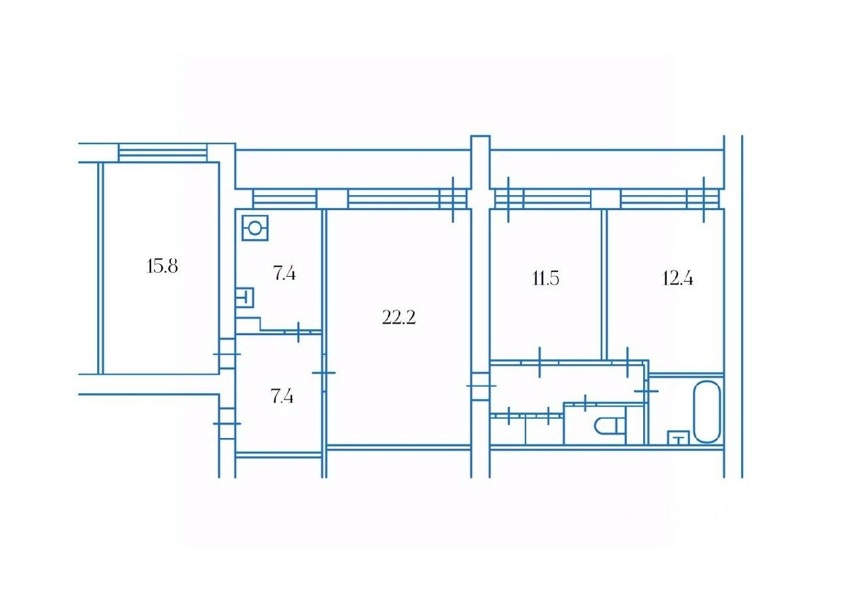 Продажа 4-комн квартиры на вторичном рынке Никитский бульвар, 17
