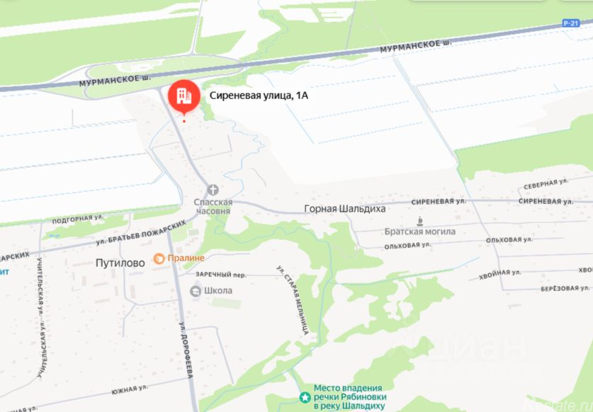 Продажа торгового помещения Горная Шальдиха, Сиреневая улица,  д. 1А