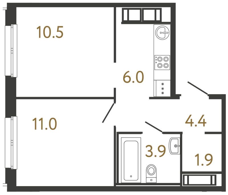 Продажа 1-комн квартиры в новостройке Санкт-Петербург г., Обводного кан. наб.,  к. 1