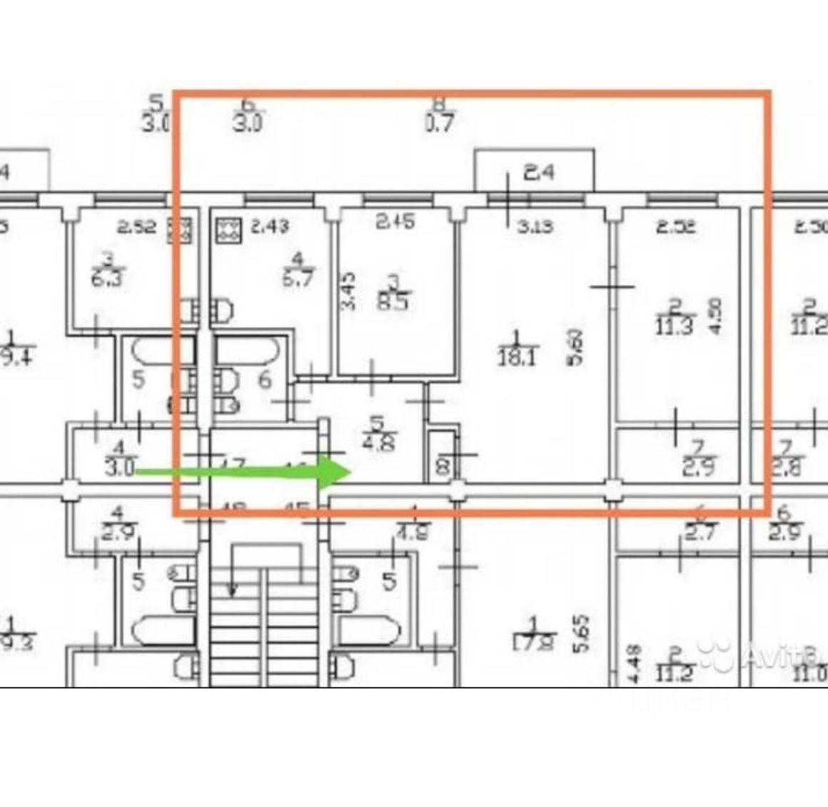 Продажа 3-комн квартиры на вторичном рынке проспект Металлистов, 71