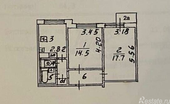 Продажа 2-комн квартиры на вторичном рынке Можайское ш,  д. 37