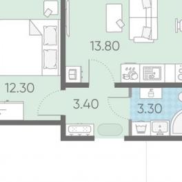 Продажа 1-комн квартиры на вторичном рынке Ковалёво, Поперечная улица,  д. 1 к3