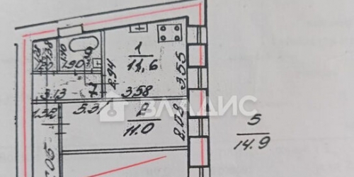 3-комн квартира Нарвский пр-кт,  д. 25
