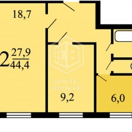 Продажа 2-комн квартиры на вторичном рынке Зеленоградская улица,  д. 37