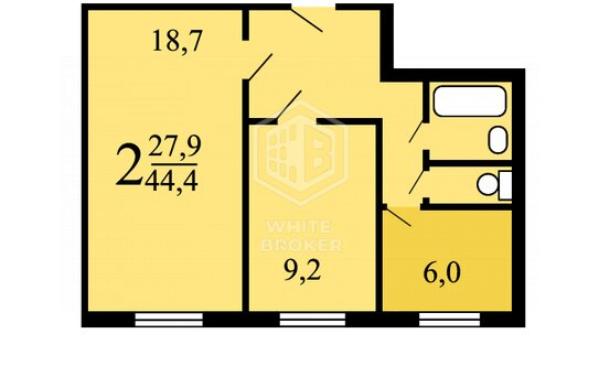 Продажа 2-комн квартиры на вторичном рынке Зеленоградская улица,  д. 37
