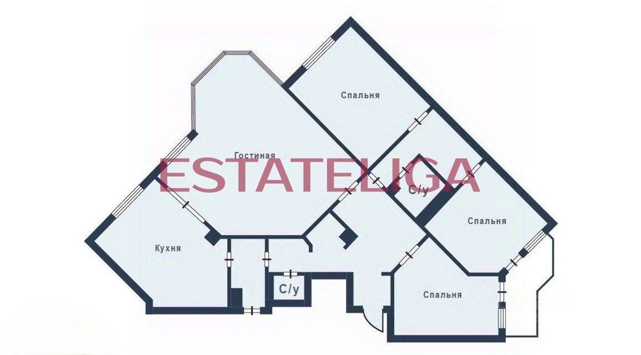 Продажа 4-комн квартиры на вторичном рынке Минская улица, 1А