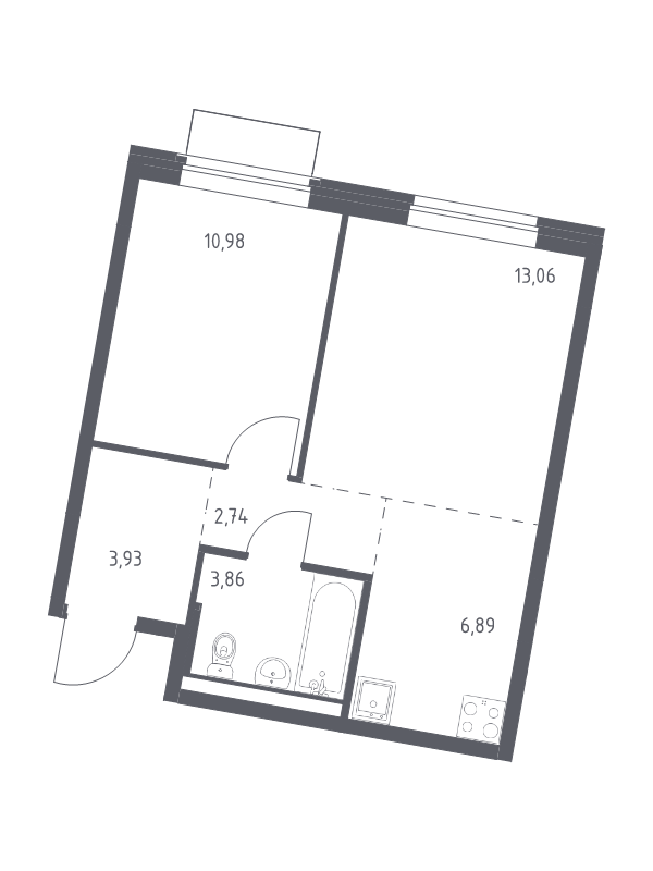 Продажа 1-комн квартиры в новостройке Марушкинское пос., Боровское ш.,  к. 6
