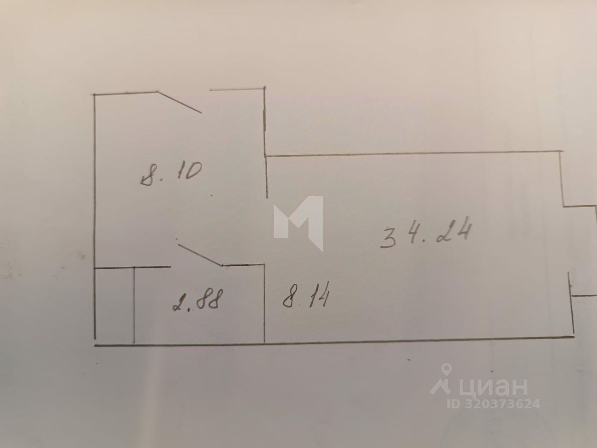 Продажа 1-комн квартиры на вторичном рынке переулок 2-й Котляковский, 2ас4