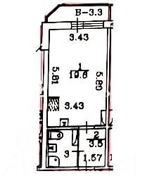 Студия проспект Энтузиастов, 31к3