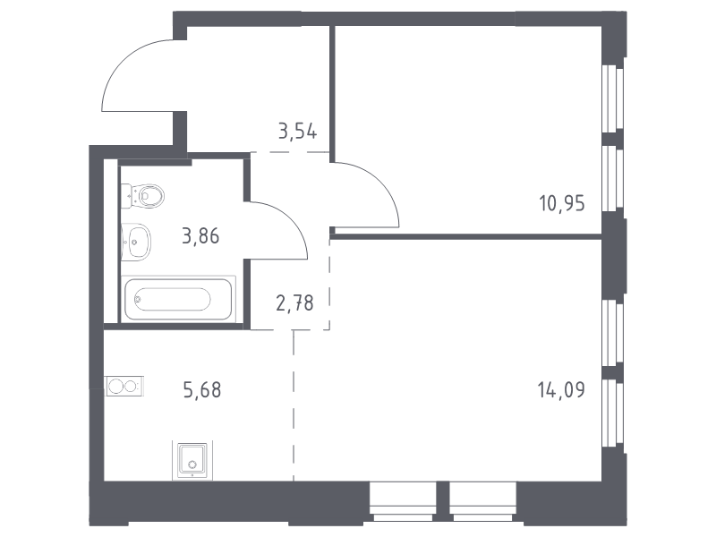 Продажа 1-комн квартиры в новостройке Королёв г., Тихонравова ул.,  к. 1