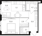 Продать Квартиры в новостройке Москва г., Открытое ш.   3