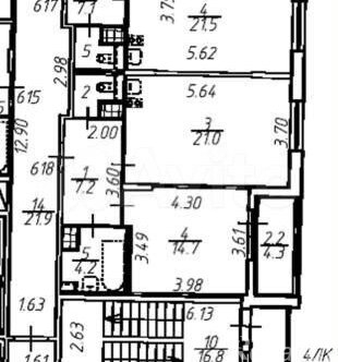 Продажа 1-комн квартиры на вторичном рынке улица Фёдора Котанова,  д. 13 к1
