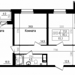 Продажа 2-комн квартиры на вторичном рынке Парголово п, Михаила Дудина ул,  д. 18