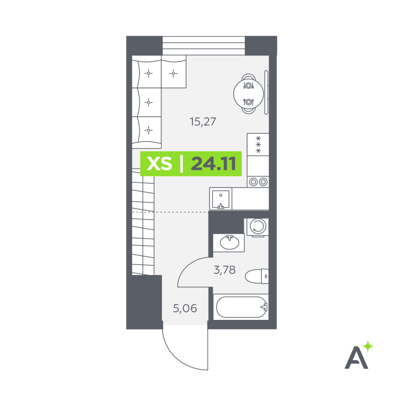 Продажа студии Шушары п., Школьная ул.,  к. 1