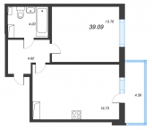 Продать Квартиры в новостройке Стрельна п., Будённого пр-кт   2.3