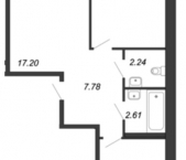Продать Квартиры в новостройке Мурино п., Шоссе в Лаврики ул.   3