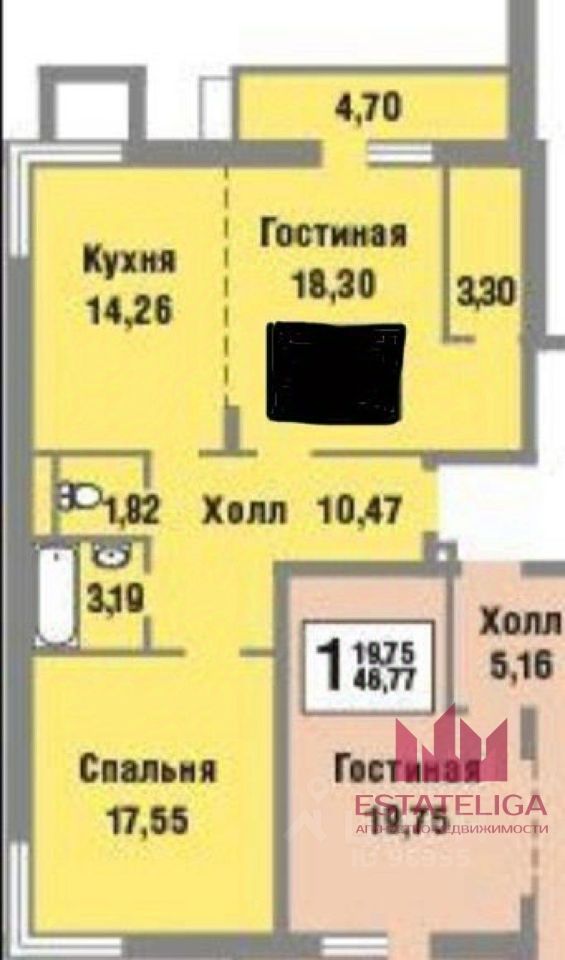Продажа 2-комн квартиры на вторичном рынке улица Татьянин Парк, 12к3
