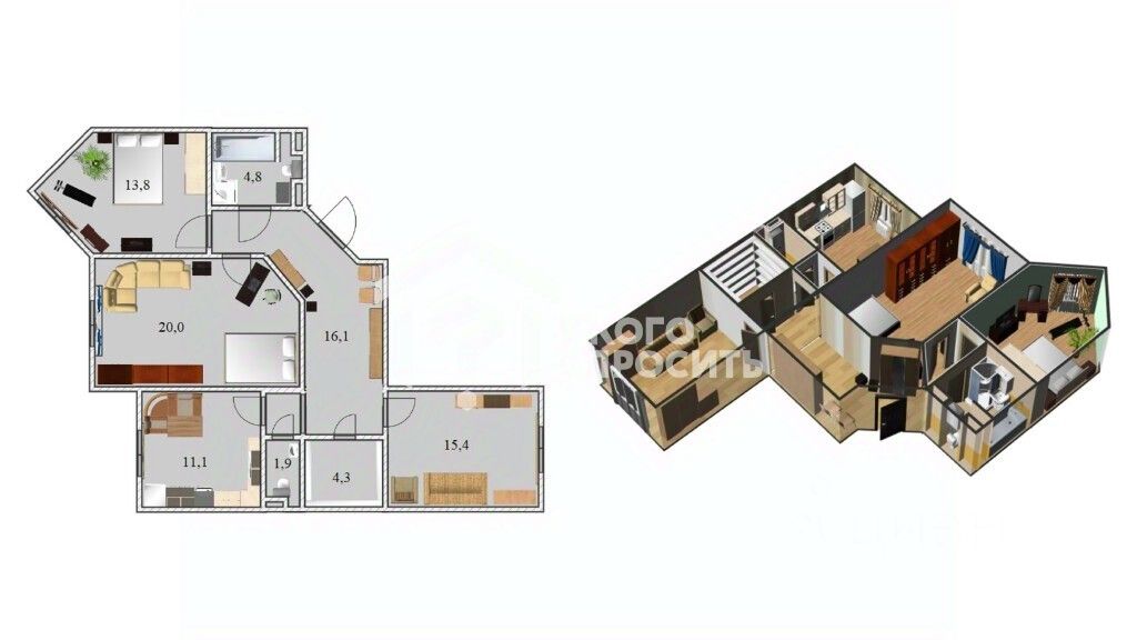 Продажа 3-комн квартиры на вторичном рынке Белградская улица, 26к9