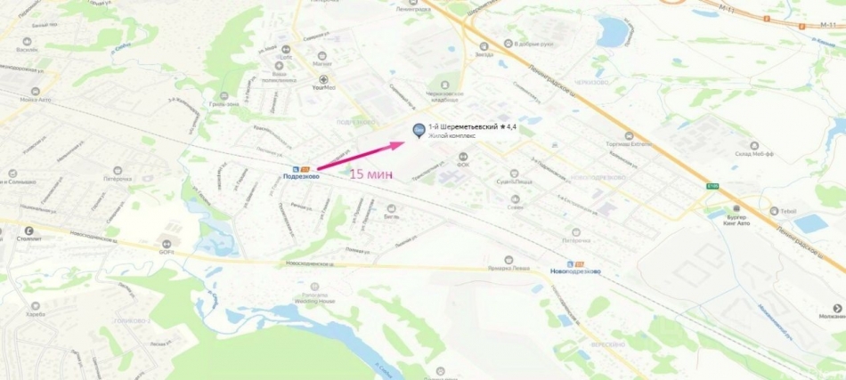 Продажа торгового помещения Новоподрезково, 1-я Сестрорецкая улица,  д. 1