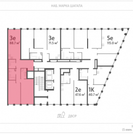 Продажа 2-комн квартиры в новостройке ул. Автозаводская, вл. 23