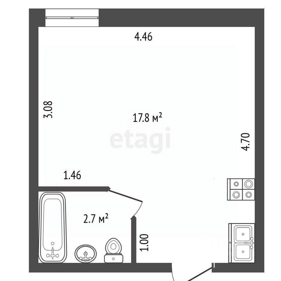 Продажа студии 4-я Советская улица, 8