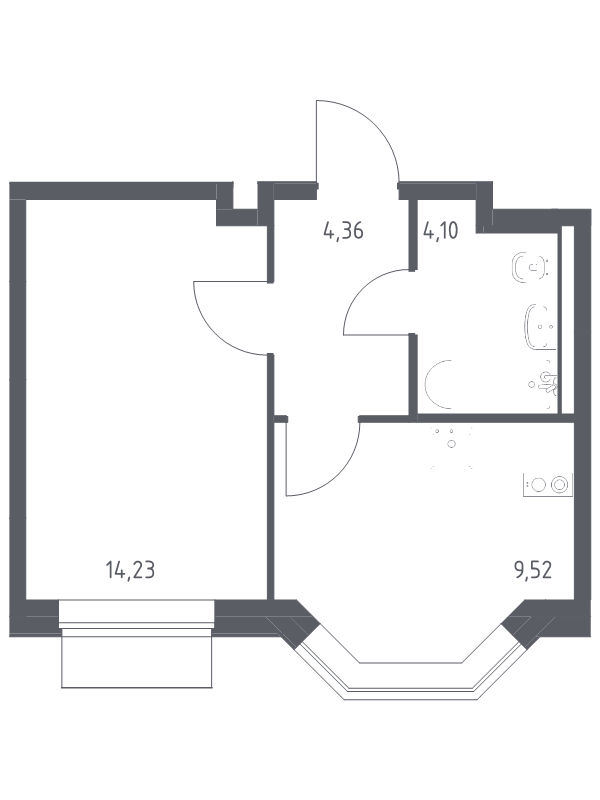 Продажа 1-комн квартиры в новостройке Москва г., Донецкая ул.,  к. 2