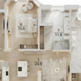 Продажа 3-комн квартиры на вторичном рынке Королев г, Ленина ул