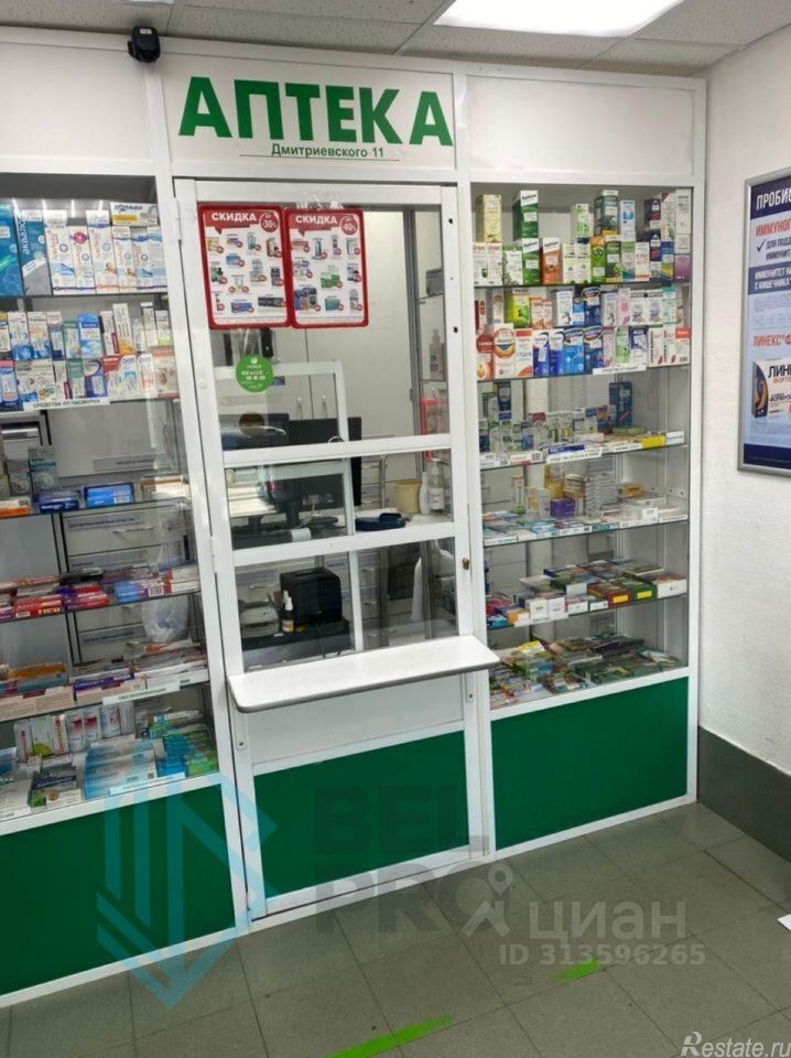 Продажа торгового помещения улица Дмитриевского,  д. 11