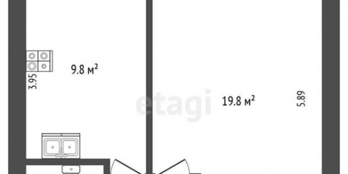 1-комн квартира ул Утренняя,  д. 14,  к. 1