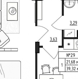 Продажа 1-комн квартиры на вторичном рынке Малое Верево, , Малое Верево, ул Сиреневая,  д. 21