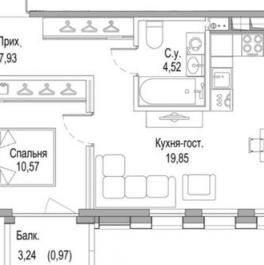 Продажа 1-комн квартиры на вторичном рынке Лисичанская улица,  д. 22 с1