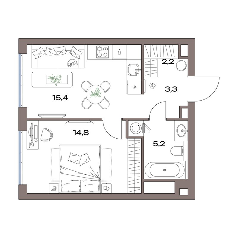 Продажа 1-комн квартиры в новостройке Москва г., Дубнинская ул.,  к. 12