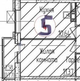 Продажа 1-комн квартиры на вторичном рынке Железнодорожный, проспект Героев,  д. 13