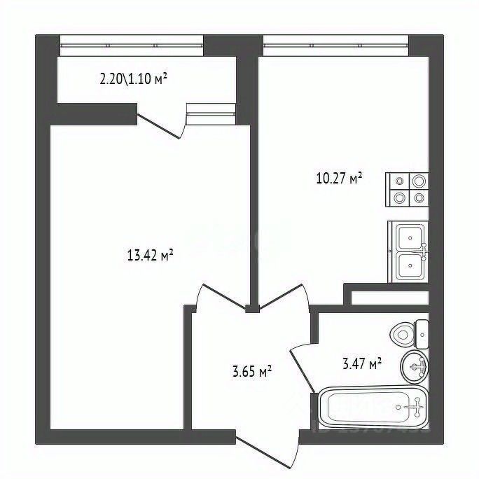 Продажа 1-комн квартиры на вторичном рынке Пискаревский проспект, 142к3