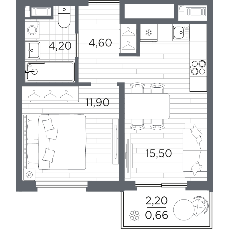 Продажа 1-комн квартиры в новостройке Санкт-Петербург г., Пулковское ш.,  к. 10