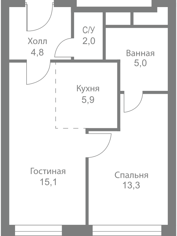 Продажа 1-комн квартиры в новостройке Москва г., Сколковское ш.,  к. 4