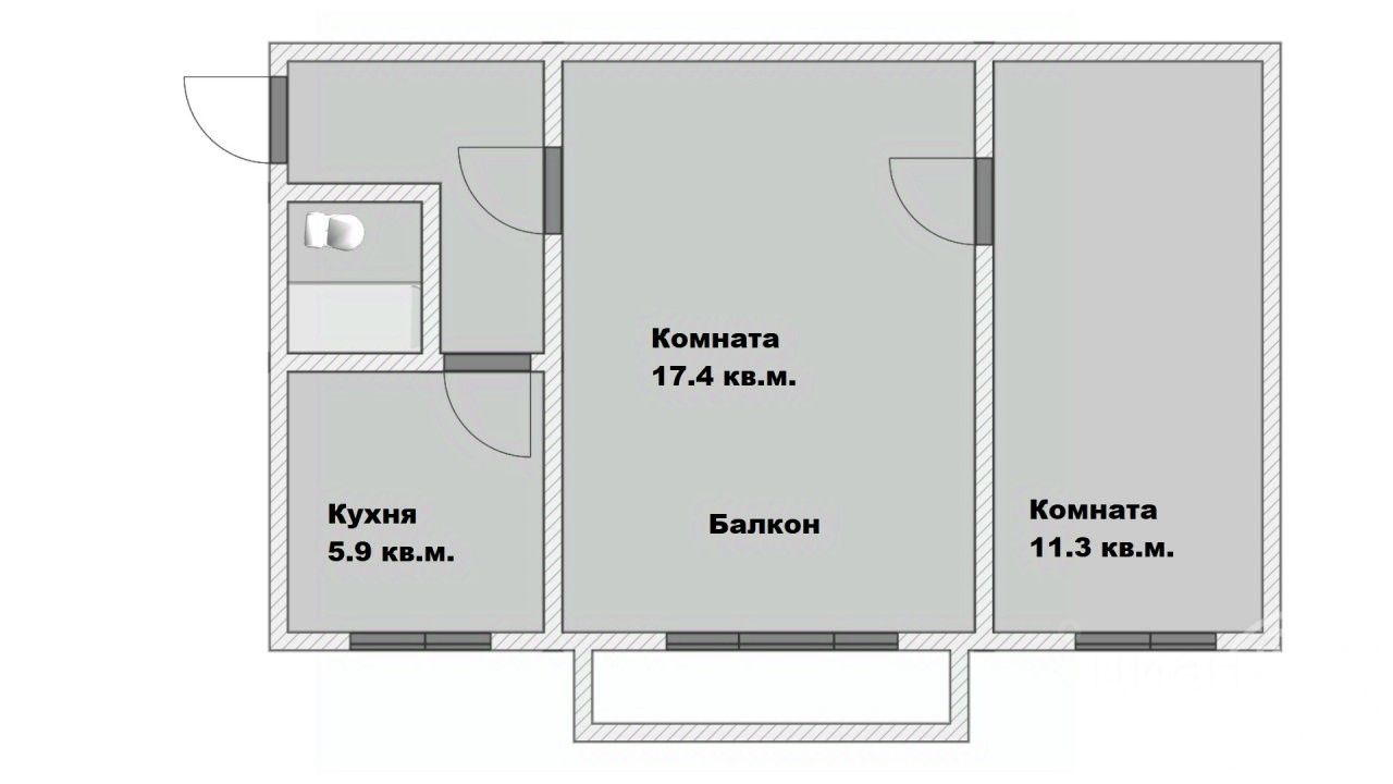 Продажа 2-комн квартиры на вторичном рынке Варшавская улица, 55к1