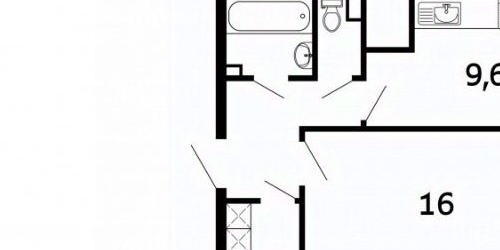 1-комн квартира Лабораторный проспект, 20к3