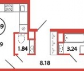Продать Квартиры вторичка Бугры п, Шекспира ул  1 к2 