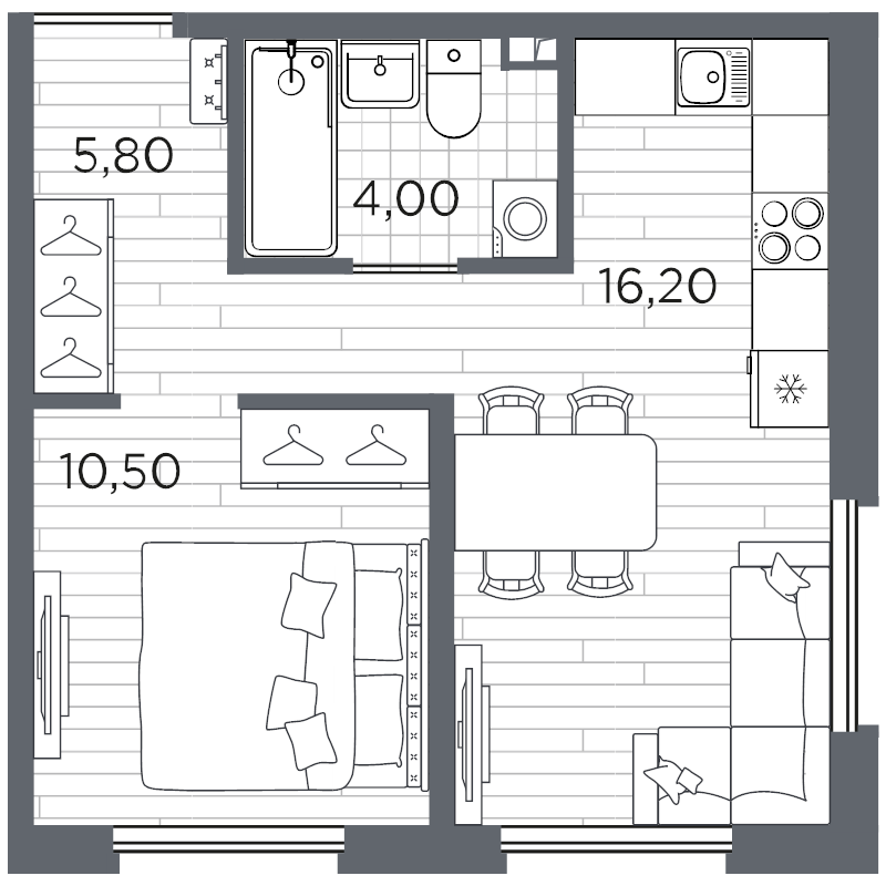 Продажа 1-комн квартиры в новостройке Санкт-Петербург г., Пулковское ш.,  к. 11