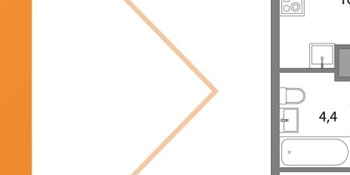 1-комн квартира проспект Маршала Блюхера, 7к3