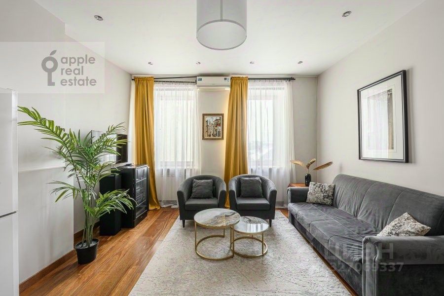 Аренда 3-комн квартиры на вторичном рынке Тверская улица, 27С2